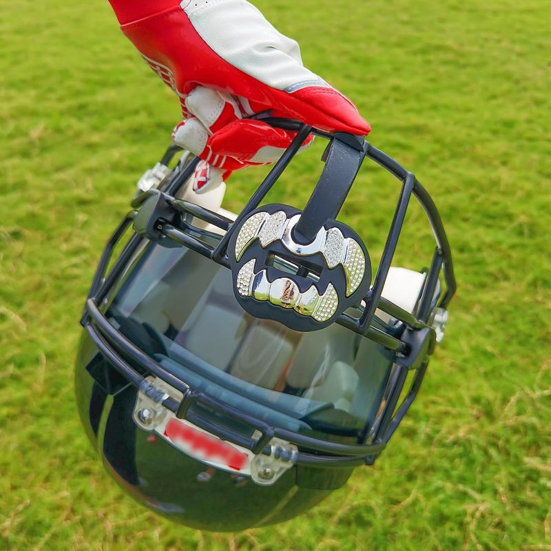 LeCool Football Mouth Guard with Connected Strap- 3D Beast Chrome Adult and Youth Mouth Guard-Mouth Piece for Sports for Maximum Air Flow and Teeth Protection - Image 4